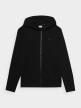 mini: Damska bluza dresowa rozpinana z kapturem 4F 4FWMM00TSWSF1467 - czarna (5)