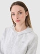 mini: Damska bluza dresowa rozpinana z kapturem 4F 4FWMM00TSWSF2136 - szara (4)