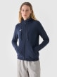 mini: Damska bluza dresowa rozpinana z kapturem 4F NOSH4-BLD004B-30S - granatowa (1)