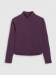 mini: Damska bluza rozpinana bez kaptura 4F 4FWAW25TSWSF1873 - fioletowy (6)