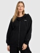  4F Damska bluza rozpinana z kapturem 4F 4FRAW25TSWSF2588  czarna Czarny