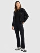 mini: Damska bluza rozpinana z kapturem 4F 4FRAW25TSWSF2776 - czarna (2)