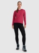 mini: Damska bluza trekkingowa 4F 4FWAW25TFSWF591 - różowa (9)
