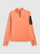 mini: Damska bluza trekkingowa slim 4F 4FWSS26TFSWF642 - pomarańczowa (7)