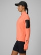 mini: Damska bluza trekkingowa slim 4F 4FWSS26TFSWF642 - pomarańczowa (3)