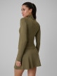 mini: Damska bluza treningowa slim 4F 4FWSS26TFSWF645 - khaki (6)