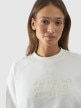 mini: Damska bluza z nadrukiem bez kaptura 4F 4FRSS24TSWSF1756 - biała (4)