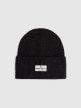  4F Damska czapka beanie 4F 4FRAW25ACAPF0725  czarna Głęboka czerń