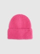  4F Damska czapka beanie zimowa 4F 4FRAW25ACAPF0729  różowa Różowy