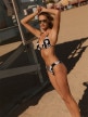 mini: Damska góra od bikini 4F 4FRSS26UBKTF110 - czarno-biała (1)
