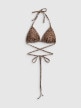 mini: Damska góra od bikini 4F 4FRSS26UBKTF114 - brązowa (6)
