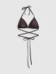 mini: Damska góra od bikini 4F 4FRSS26UBKTF114 - brązowy (6)