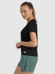 mini: Damska koszulka do biegania 4F 4FWAW25TFTSF1510 - czarna (3)