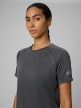 mini: Damska koszulka do biegania 4F 4FWSS26TFTSF1801 - szara (4)