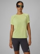 mini: Damska koszulka do biegania 4F 4FWSS26TFTSF1801 - żółta (1)