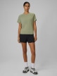 mini: Damska koszulka do biegania szybkochnąca 4F 4FWSS26TFTSF1805 - khaki (6)
