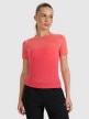 mini: Damska koszulka do biegania w terenie 4F 4FWAW25TFTSF1509 - pomarańczowa (1)