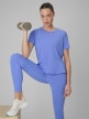 mini: Damska koszulka treningowa 4F 4FRSS26TFTSF2333 - niebieska (5)