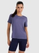  4F Damska koszulka treningowa 4F 4FWAW25TFTSF1517  niebieska Niebieski