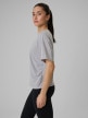 mini: Damska koszulka treningowa 4F 4FWSS26TFTSF1811 - szara (3)