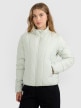 mini: Damska kurtka puchowa pikowana 4F 4FRAW25TDJAF0705 - miętowa (1)