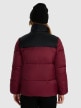 mini: Damska kurtka puchowa pikowana 4F 4FWAW25TDJAF581 - bordowa (8)