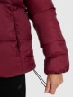 mini: Damska kurtka puchowa pikowana 4F 4FWAW25TDJAF581 - bordowa (6)