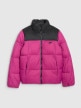mini: Damska kurtka puchowa pikowana 4F 4FWAW25TDJAF581 - różowa (7)