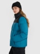mini: Damska kurtka puchowa pikowana 4F 4FWAW25TDJAF581 - turkusowa (3)