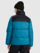 mini: Damska kurtka puchowa pikowana 4F 4FWAW25TDJAF581 - turkusowa (7)
