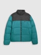 mini: Damska kurtka puchowa pikowana 4F 4FWAW25TDJAF581 - turkusowa (8)