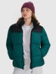 mini: Damska kurtka puchowa pikowana 4F 4FWAW25TDJAF581 - zielona (6)