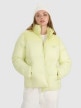 mini: Damska kurtka puchowa pikowana 4F 4FWAW25TDJAF581 - żółta (6)