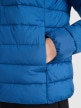 mini: Damska kurtka puchowa pikowana 4F 4FWAW25TDJAF665 - niebieska (5)