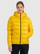 mini: Damska kurtka trekkingowa z puchem naturalnym 4F 4FWAW25TDJAF0734 - żółta (1)