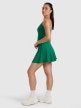 mini: Damska spódnica tenisowa 4F 4FRAW25TFSKF020 - zielona (3)