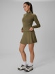 mini: Damska spódnica treningowa 4F 4FWSS26TFSKF019 - khaki (3)