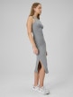 mini: Damska sukienka dzianinowa 4F 4FWSS26TDREF184 - szara (3)