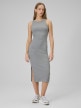 mini: Damska sukienka dzianinowa 4F 4FWSS26TDREF184 - szara (6)