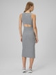 mini: Damska sukienka dzianinowa 4F 4FWSS26TDREF184 - szara (7)