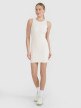 mini: Damska sukienka midi 4F 4FRSS25TDREF188 - biała (2)