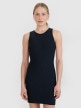 mini: Damska sukienka midi 4F 4FRSS25TDREF188 - czarna (1)
