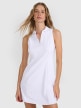  4F Damska sukienka tenisowa 4F 4FRAW25TDREF200  biała Biały