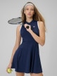  4F Damska sukienka tenisowa 4F 4FWSS26TDREF183  granatowa Granatowy