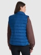mini: Damski bezrękawnik puchowy pikowany 4F 4FWAW25TVJAF218 - niebieski (5)