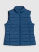 mini: Damski bezrękawnik puchowy pikowany 4F 4FWAW25TVJAF218 - niebieski (6)