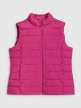 mini: Damski bezrękawnik puchowy pikowany 4F 4FWAW25TVJAF218 - różowy (6)