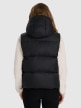 mini: Damski bezrękawnik puchowy pikowany 4F 4FWAW25TVJAF223 - czarny (8)