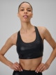  4F Damski biustonosz do jogi 4F 4FRSS26USBAF264  czarny Czarny