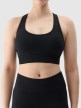 mini: Damski biustonosz treningowy 4F 4FRSS25USBAF154 - czarny (6)